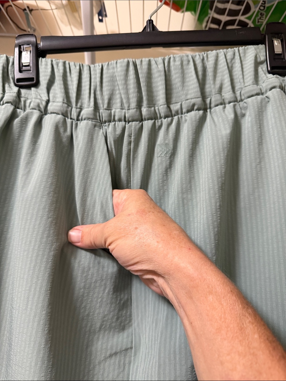 all in motion Olive Green Wide-Leg Drawstring Pants - Picture 6 of 6